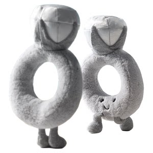 
British Jellycat fun diamond ring plush toy comfort ornament doll doll birthday wedding gift