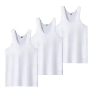 
[3 packs] Three-gun vest men's pure cotton skin-soothing essence bleaching cloth vest elderly Xinjiang cotton white sweat shirt