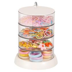 Children's Hair Accessories Storage Box Rotating Baby Hairpins And Hair Accessories Clip To Organize Little Girl's Hair Rope Rubber Band Jewelry Box