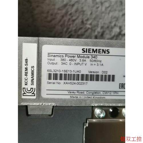 议价直拍不发:变频器6SE3210-1SE13-1UA0,功能包好,