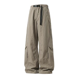 
Men's outdoor paratrooper pants, men's spring hiking sports machete pants, wide-leg pants, loose straight pants, soft shell assault pants
