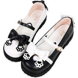 Spot Qiao Mimi Original Lolita Shoes Japanese Style Soft Girl Yuanyang Thick Bottom Jk Big Round Head Doll Shoes Women's Lo Shoes