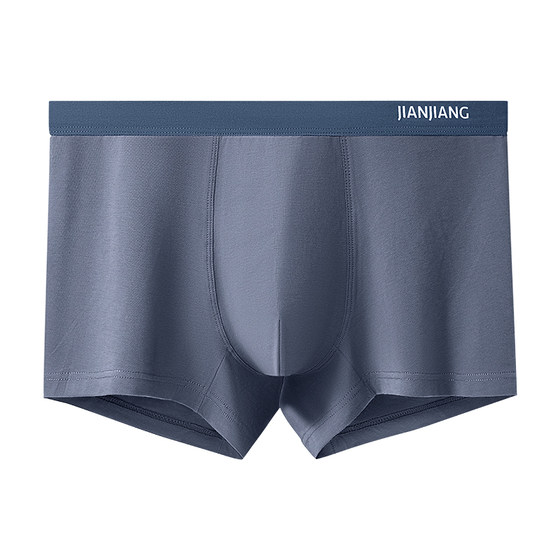 Jianjiang Men's Underwear Pure Cotton New Boys Breathable Boxer Briefs Autumn and Winter Large Size Youth Boxer Briefs Men's Style