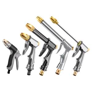 
All-metal high-pressure car wash water gun head for household booster rinsing super pressure floor washing water spray head connected to tap water