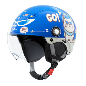 
Mustang children's helmet official flagship store 3c certified boys and girls four seasons electric motorcycle baby safety helmet