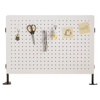 Hole board desktop desk office vertical storage partition table storage rack accessories without punching clip customization
