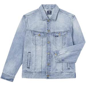 Lee Shopping Mall same 25 new product comfort version lapel 101 + light blue men's denim jacket casual trend