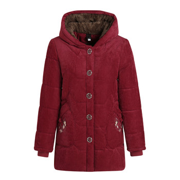 
Extra large fat grandma plush cotton padded fat warm jacket