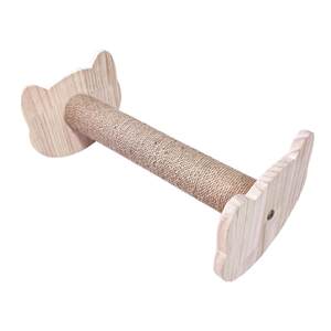 Hexin DIY solid wood cat climbing frame accessories cat scratching post nest replacement column cat toy sky pillar grinding claw jute rope