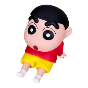 Crayon Shin -new mobile phone bracket Lazy mobile phone seat cute desktop swing hand -made model doll tide play gift
