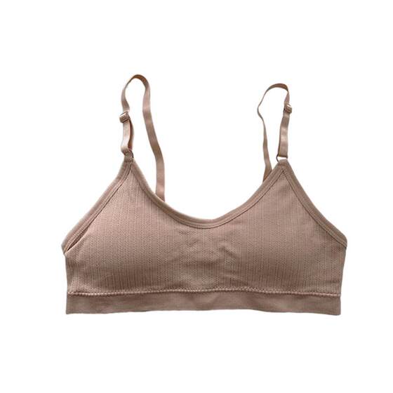 
Girls vest student high school ultra-thin big breasts look small without steel rings and flat chest bra bra bra underwear for women