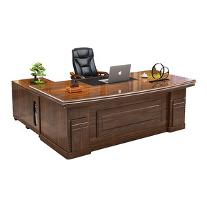 
Walnut desk new Chinese style desk boss desk and chair combination executive desk president desk manager desk computer desk