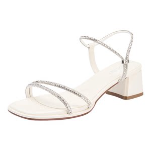 
Zhuoshini 2026 new summer style fairy style sandals fashionable thick heel women's shoes comfortable temperament fashion rhinestone sandals