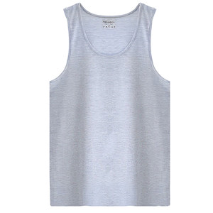 
Middle-aged and elderly pure cotton loose vest for men's cotton sweat cloth round neck sleeveless large size fat old man shirt grandpa sweat shirt