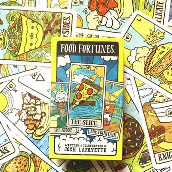 Food Fortunes Tarot美食幸运塔罗牌英文塔牌罗卡牌桌游