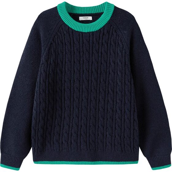 
Balabala children's sweater medium-sized children's baby sweater autumn and winter new children's clothing boys and girls' base shirt