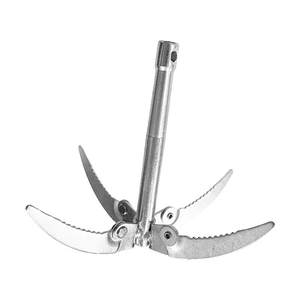 
Water grass knife folding sickle four corner anchor knife fishing supplies grass mower wild hook grass knife fishing cleaning knife head