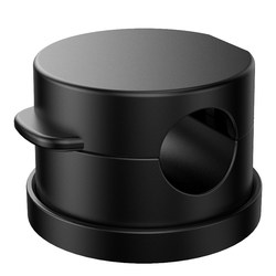 Magnetic cable squeezer, charging cable fixing buckle