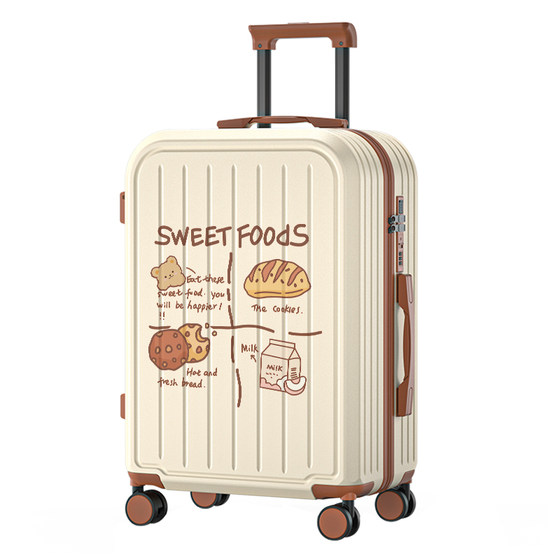 
2025 new trolley case women's suitcase universal wheel boarding case large capacity makeup bag suitcase trendy brand 28