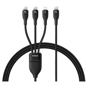 
Baseus PD100W fast charge is suitable for Apple 17 Huawei data cable three-in-one iPhone16 charging cable 14 one-to-three ctoc car dual typec mobile phone laptop ipad tablet