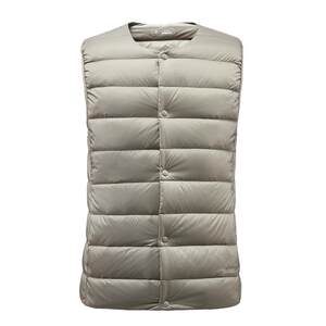 
Junyu 800 puff off-season goose down vest for men and women winter light down jacket liner men's round neck goose down vest