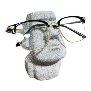 'Wear a glasses to the primitive people' Mo Ai Stone Statue Easter Island Fun Swing Motor Creative Glasses Book Gift
