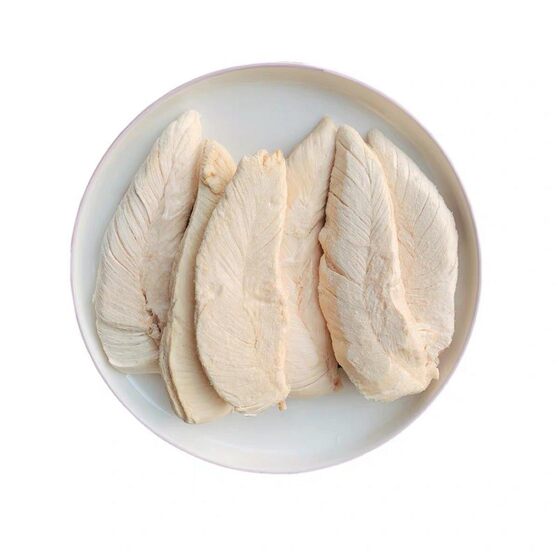 [Meni Snail] Freeze-dried raw bone chicken breast large pieces fattening hair and cheeks cat dog adult cat kitten snacks
