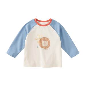 David Bella children's T-shirt 2026 spring and autumn new boys' clothes long-sleeved tops female baby bottoming shirt