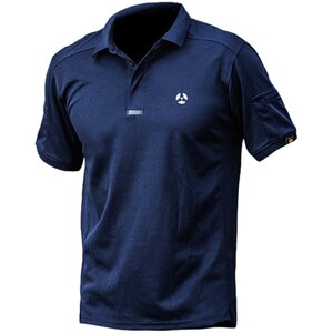 
Summer consul lapel short-sleeved multi-function quick-drying T-shirt outdoor men's sports sweat elastic tactical T-shirt trend