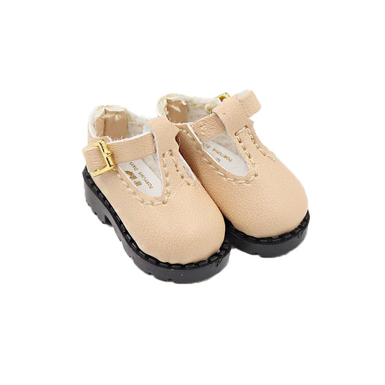 
ICY DBS small doll solid color Japanese buckle small leather shoes azone Lijia licca flat shoes