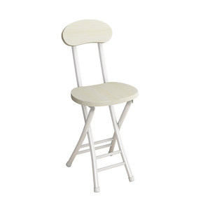 Folding chair Household dining chair simple chair casual back chair dormitory dormitory stool balcony chair to bring adult round stool