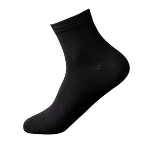 
Pure cotton socks men's mid-calf 100% summer day business deodorant sweat-absorbent 7a antibacterial black style cotton thin socks