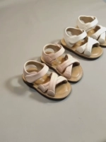 Летние сандалии для принцессы, детская дышащая нескользящая обувь для девочек для раннего возраста, сезон 2021, мягкая подошва, 0-1 лет