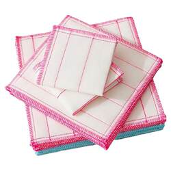 Non-stick oil extra thick thickened pure cotton gauze brush scouring pad easy to clean rag dish towel kitchen household special rag