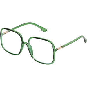 
VINTAGETASTE Oversized frame face-showing small anti-blue light glasses square flat mirror frame glasses ins style