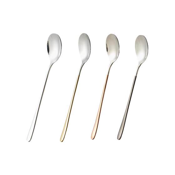 
Carlotte 304 stainless steel spoon high-value household Korean bibimbap meal spoon long-handled spoon soup spoon meal spoon