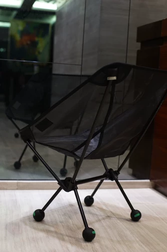 Kobayashi Outdoor Simmir Moon Chair Black Fluorescence Floy Campative Camping Helinox