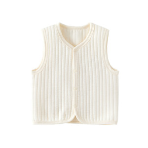 
[20% off area] Discount store withdraws baby vest for spring and autumn outer wear pure quilted baby vest for men and women