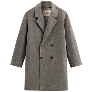 
[Same style in shopping mall] PEACEBIRD Men's Casual Woolen Coat Loose Selection Wool Coat B1AAF4B07@