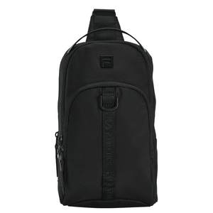 Skywalker chest bag FILA Fila bag men's lightweight fitness bag sports bag shoulder messenger bag black carry-on bag