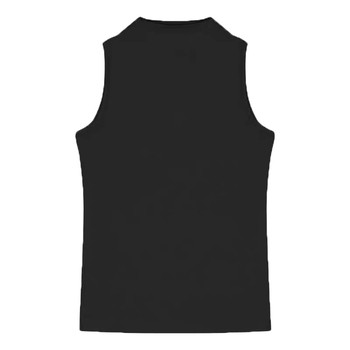 women's large size half turtleneck knitted vest