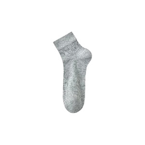 White jacquard socks for women 2026 new popular cotton socks spring and summer thin mid-tube socks boneless confinement socks ultra-thin