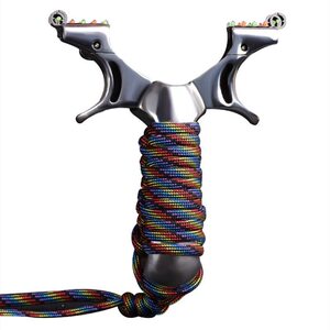 
All-steel chasing dragon flat leather precision slingshot high-precision fast-pressing special slingshot frame outdoor competition high-voltage heavy-duty professional