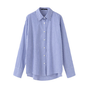 
Large size fat mm shirt women's design niche 2026 spring and summer Hong Kong style loose sun protection jacket shirt thin top