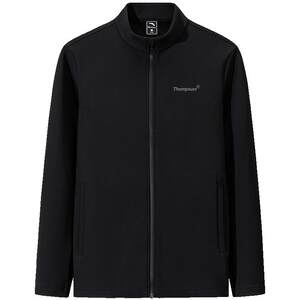 
ANTA Knitted Stand Collar Sports Jacket Men's 2025 Winter New Black Sportswear Top 152541733