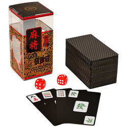 Mahjong Speciální Pokerové Plastové Voděodolné Zesílené Odolné Hrací Karty Venkovní Přenosné Cestovní Domácí Mahjongové Karty
