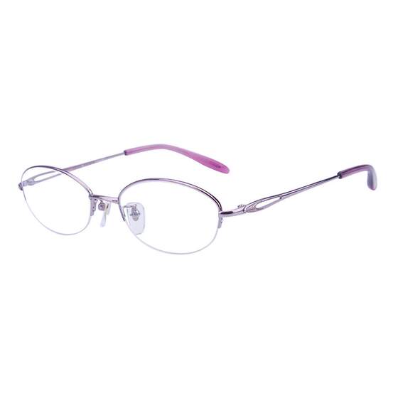 Precision glasses rack half -frame pure titanium leisure fashion myopia glasses female glasses frame optical H02058