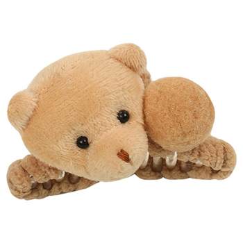 Hair hair clip cute autumn and winter plush bears grab the clip girl
