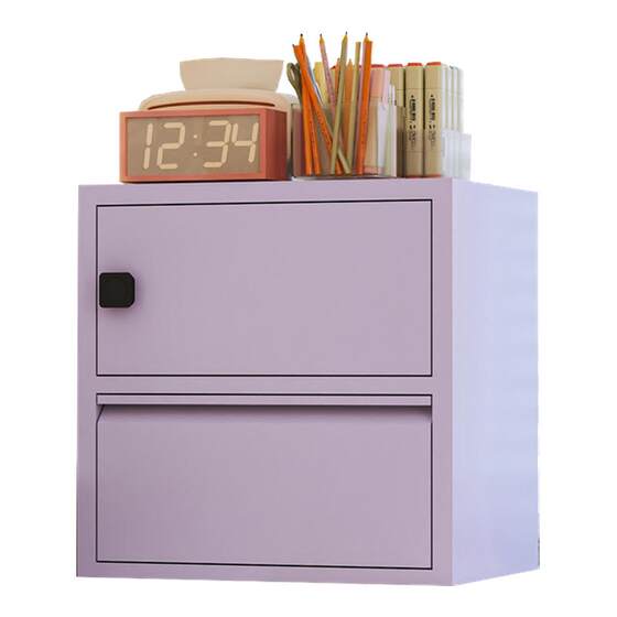 Desktop iron cabinet password box office work station with drawstring lock A4 paper file storage rack financial official seal