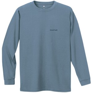 Montbell Japanese outdoor sports breathable speed dry long -sleeved T -shirt men's and female round neck shirt shop manager recommendation
